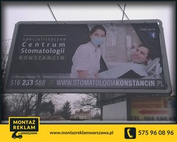 Stomatolog Baner Reklamowy Montazreklamwarszawa