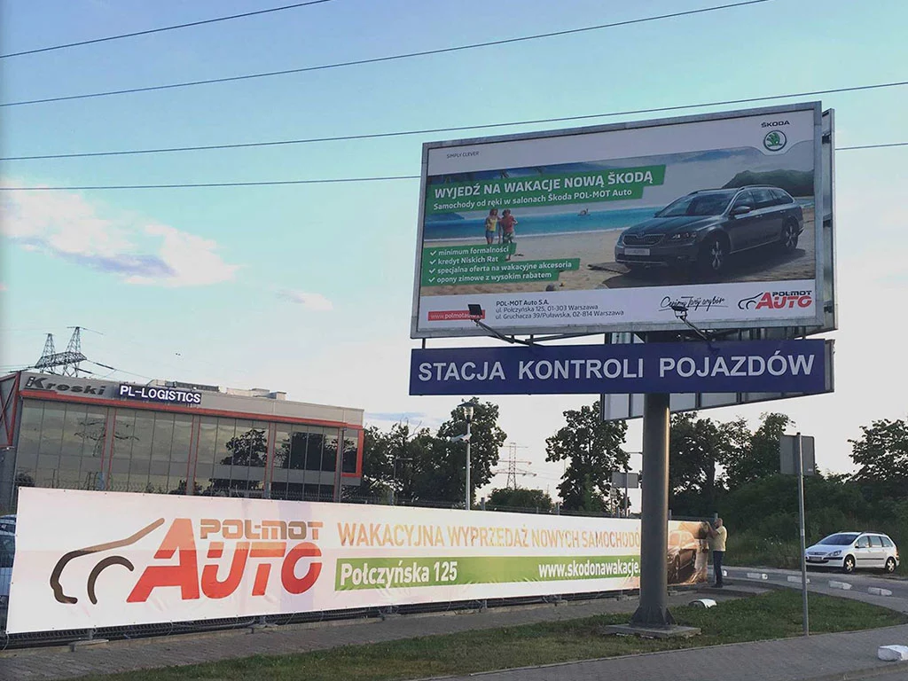 Baner czy tablica reklamowa Baner czy tablica reklamowa